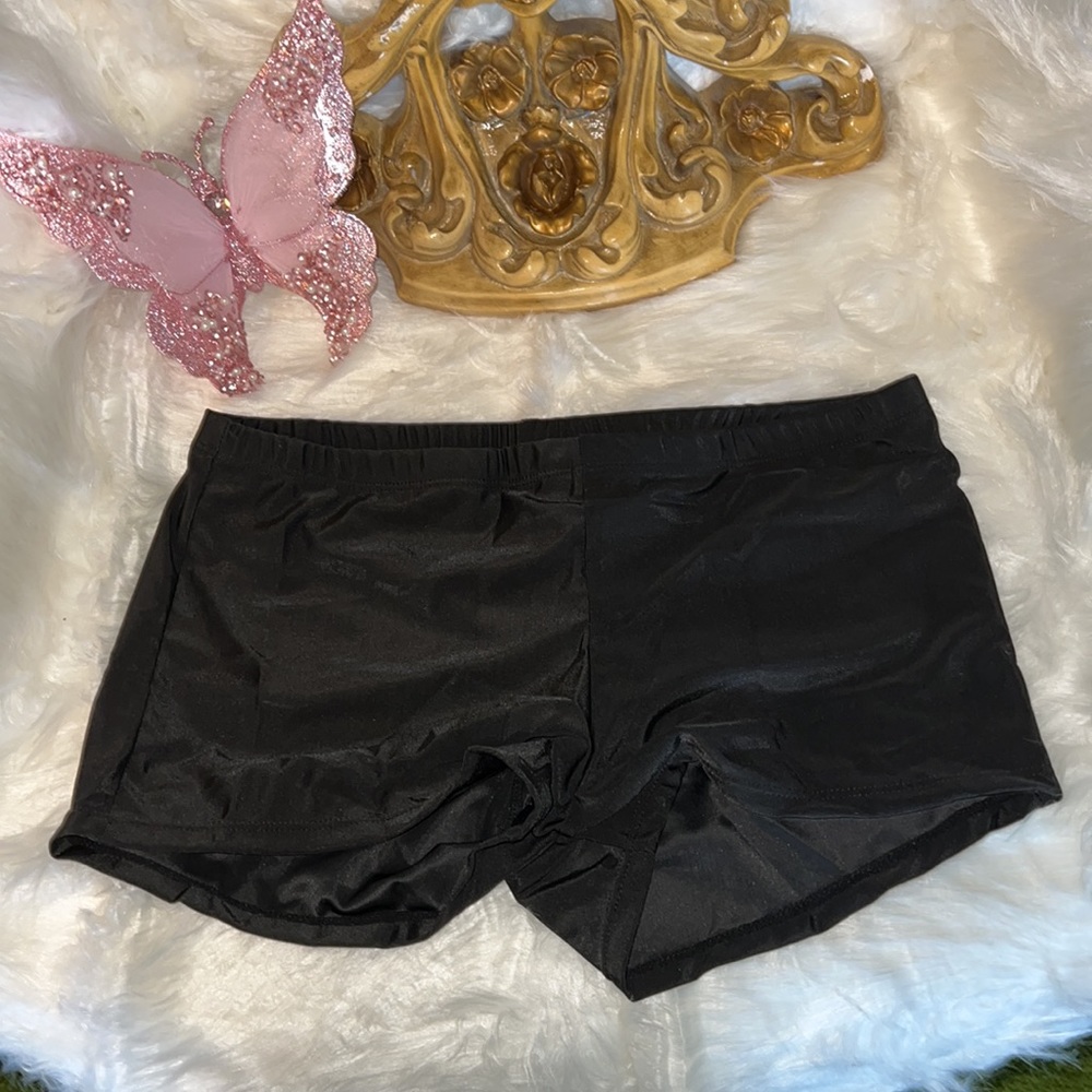 Tankini 2pc pink & black XL short set W/ silver tone accent by Zulily. - Picture 5 of 10